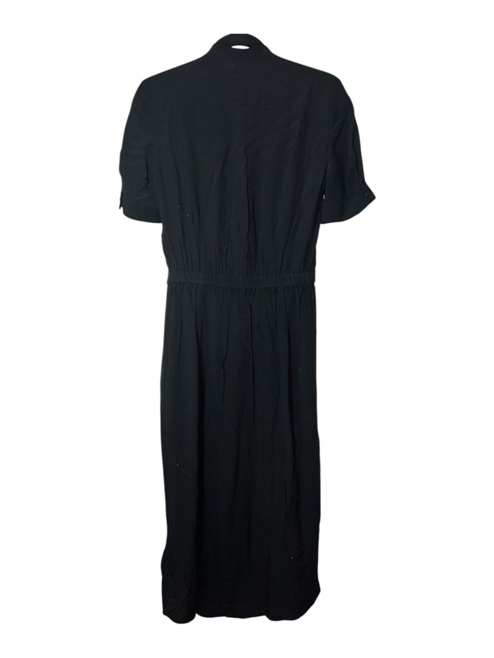 Zadig & Voltaire Rimaz Soft Strass Faux Wrap Shirt Dress Black Sz S NWT - Picture 6 of 13